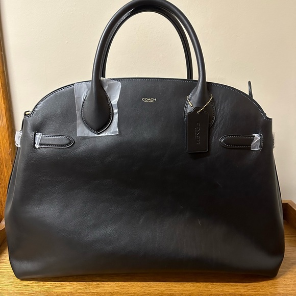 Coach - Empire Carryall 48 - Black - NWT - missing long strap!Please see details - Picture 4 of 11